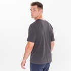 Футболка мужская, цвет темно-серый меланж, летучая мышь, размер 56 - фото 21641129