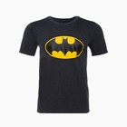 Футболка мужская, цвет темно-серый меланж, летучая мышь, размер 56 - фото 21641131