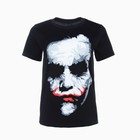 Футболка женская, цвет чёрный, джокер, размер 52 - фото 21641173
