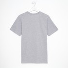 Футболка, светло-серый меланж, A HA HA, размер 48 7887691