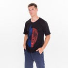 Футболка мужская, чёрная, face, размер 54 (комплект 2 шт) - фото 21641344