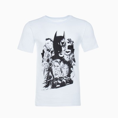 Футболка женская DC Comics, цвет белый, размер 48