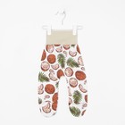 Ползунки детские, цвет белый/кокос, рост 56 см - Фото 2