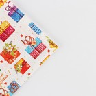 Бумага упаковочная глянцевая двухсторонняя «Подарки», 70 х 100 см - Фото 5
