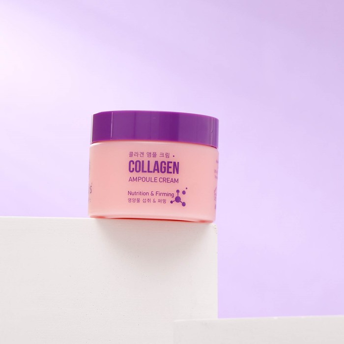 Крем ампульный для лица "AsiaKiss", с коллагеном, 50 мл 29109