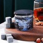 Камни для виски в банке Whiskey stones, 6 шт - фото 318927438