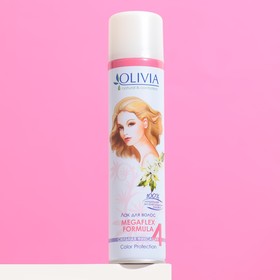 Лак для волос сильной фиксации «Olivia» с экстрактом родиолы розовой, 250 мл