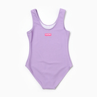 Купальник для девочки KAFTAN «Единорог», рост 116 см, цвет лиловый - фото 21641924