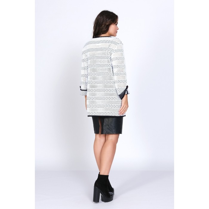 Жакет женский, размер 50, цвет бело-синий 54913