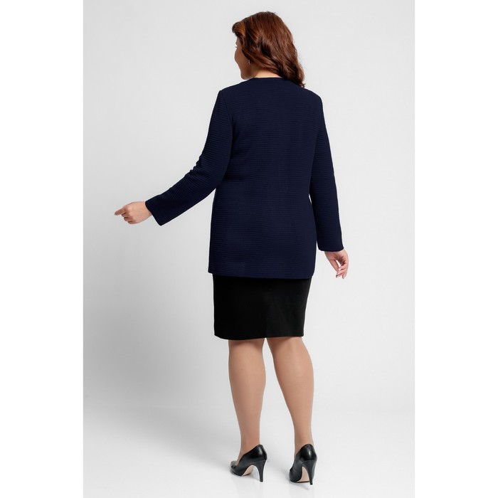 Жакет женский, размер 50, цвет сине-розовый 54914