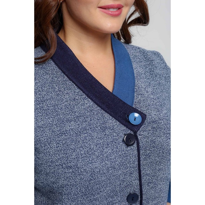 Кардиган женский, размер 56, цвет синий 54921