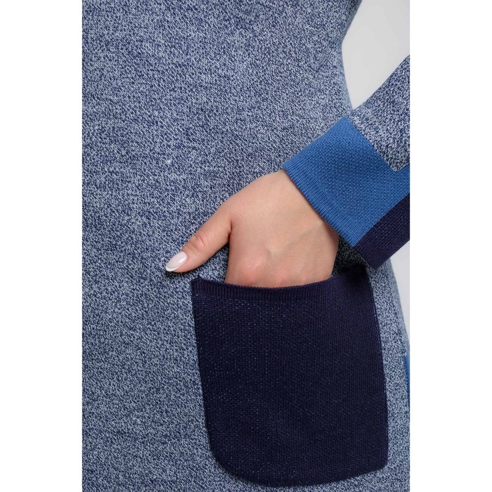 Кардиган женский, размер 56, цвет синий 54921