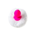 Анальная втулка ToDo by Toyfa Sweet bunny, с хвостом, силикон, d=2,8 см, 13 см, цвет розовый   90768 - Фото 6