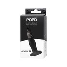Анальная втулка TOYFA POPO Pleasure Gemini α, TPE, 12,1 см, цвет чёрный - Фото 9
