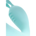 Вибратор Flovetta by Toyfa Iris с клиторальным стимулятором, силикон, 22 см, цвет голубой - Фото 4