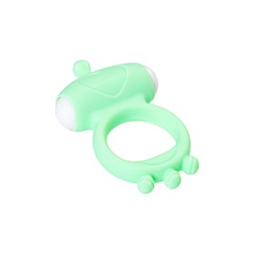 Виброкольцо на пенис A-Toys by TOYFA Fowd, силикон, d=2,6 см, цвет зелёный