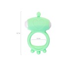 Виброкольцо на пенис A-Toys by TOYFA Fowd, силикон, d=2,6 см, цвет зелёный - Фото 6