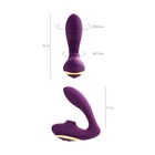 Массажер с двойной стимуляцией L'EROINA by TOYFA Mave, силикон, 14 см, цвет фиолетовый - Фото 10