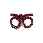 Наручники-оковы из хлопковой веревки «Узел-Омега», 3,5 м, цвет чёрно-красный - Фото 2