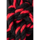 Наручники-оковы из хлопковой веревки «Узел-Омега», 3,5 м, цвет чёрно-красный - Фото 3