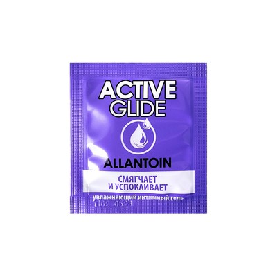 Увлажняющий интимный гель ACTIVE GLIDE ALLANTOIN, 20 шт по 3 г