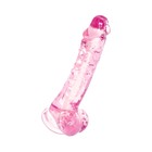 Фаллоимитатор реалистичный, TPE, 19 см, цвет розовый - Фото 5