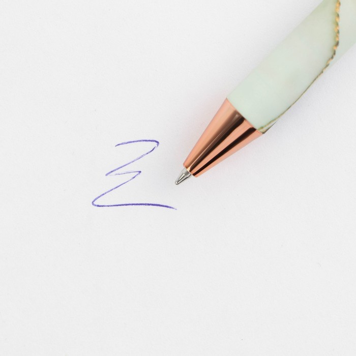 Ручка Soft-touch «Золотой учитель», ручка шариковая, синяя паста, 0.7 мм, 8 шт - фото 1904558041