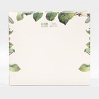 Коробка кондитерская с PVC-крышкой, упаковка, «Цветы», 25 х 22,5 х 10 см 7689856