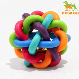 Мяч «Молекула» с бубенчиком, 7 см, микс цветов
