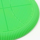 Фрисби "Баскетбол", термопластичная резина, 23 см, зелёный - фото 24642763