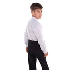 Школьная рубашка для мальчика, цвет серый, рост 122 см - Фото 2