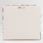 Коробка для кондитерских изделий с PVC-крышкой «Ветки», 25×22.5×10 см 7689860