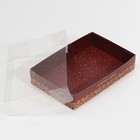 Кондитерская упаковка, коробка для макарун с PVC крышкой, «Вензеля», 17 х 12 х 3 см 7729547 - фото 14055712