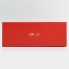 Коробка для десерта «Новогодний красный», 26, 2 х 8 х 9,7 см, Новый год - Фото 5