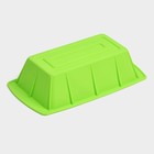 Форма для выпечки Доляна «Хлеб», силикон, 25.5×13.5×6 см, салатовая - Фото 3