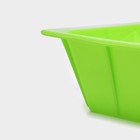 Форма для выпечки Доляна «Хлеб», силикон, 25.5×13.5×6 см, салатовая - Фото 6