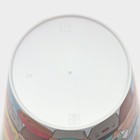 Стакан пластиковый с крышкой «IZI-GO», 550 мл, 9,3×9,1×15,8 см, декор МИКС, цвет тёмно-коричневый - фото 4354940