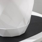 Горшок для цветов с поддоном Laurel, 1.3 л, d=14.5 см, h=12.5 см, пластиковый, белый - Фото 3