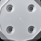 Горшок для цветов с поддоном Laurel, 1.3 л, d=14.5 см, h=12.5 см, пластиковый, белый - Фото 5