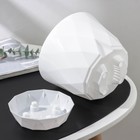 Горшок для цветов с поддоном Laurel, 2.3 л, d=17.5 см, h=15 см, пластиковый, белый - Фото 4