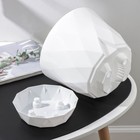 Горшок для цветов с поддоном Laurel, 4.5 л, d=22 см, h=19 см, пластиковый, белый - Фото 3