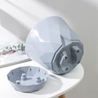 Горшок для цветов с поддоном Laurel, 4.5 л, d=22 см, h=19 см, серый - Фото 4