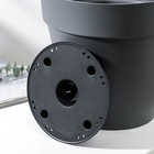 Кашпо для цветов со вставкой Tarragon, 7 л, d=25 см, h=23 см, серое - Фото 3