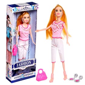 Кукла-модель «Жанна» в брючном костюме, с аксессуарами