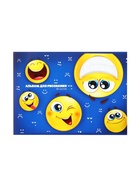 Альбом для рисования Calligrata «Смайлики» А4, 40 листов, на скрепке, плотность листов 100 г/м², обложка из мелованного картона - Фото 6