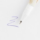 Ручка с колпачком и нанесением soft-touch «Учителю», синяя паста 0.7 мм - Фото 3