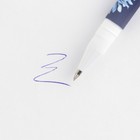 Ручка с колпачком и нанесением soft-touch «Любимому учителю», синяя паста 0.7 мм - Фото 3