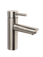 Смеситель для раковины ZEIN ZS 20103, картридж керамика 35 мм, нержавеющая сталь, сатин - Фото 4