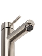 Смеситель для раковины ZEIN ZS 20103, картридж керамика 35 мм, нержавеющая сталь, сатин - Фото 6