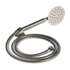 Смеситель для ванны ZEIN ZS5, короткий излив, с душевым набором, нержавеющая сталь, сатин - Фото 9